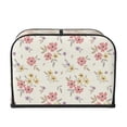 thumbnail image 2 of Lsque Floral Print 4 Slice Toaster Cover , Kitchen Appliance Dustproof Protector , Toaster Protector Dustproof Kitchen Appliance Cover, 2 of 7