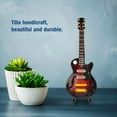 thumbnail image 3 of Miniature Tilia Handicraft Guitar Mold Electric Guitar Instrument Model with Gift Package, 3 of 5