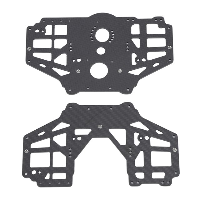 Paneles laterales del chasis, 2 piezas Placa lateral del chasis Placa protectora lateral del chasis Placa lateral del chasis RC Resistente y resistente