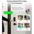 thumbnail image 6 of DESLOC B200 Fingerprint Smart Door Lock, Keyless Entry Door Lock, Touchscreen Keypad Deadbolt, App Control, Smart Locks for Front Door, Black, 6 of 11