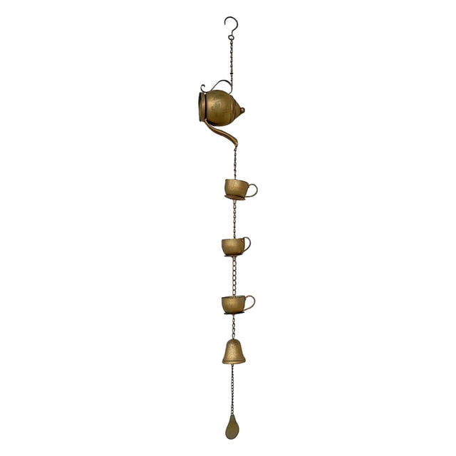 jinwen Rain Chain Adapter Easy Installation Gold Convenient Accessories for Outdoor