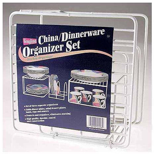 Grayline 40208 China & Dinnerware Organizer Set
