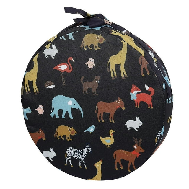 Here's a refined and professional product description based on your input:\n\n \n\n**Round Seat Booster Cushion with Animal Pattern – Non Slip High Chair