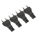 thumbnail image 3 of Uds enchufe UE de 2 ranuras a adaptador de corriente IEC320 C7 enchufe profesional UE a adaptador de enchufe C7 para impresora portátil enchufe UE 100-250V, 3 of 5