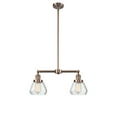 thumbnail image 7 of Innovations Lighting 209 Fulton Fulton 2 Light 21" Wide Linear Chandelier - Black, 7 of 7