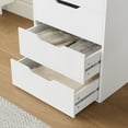 thumbnail image 6 of Homfa Compact 8 Drawer Bedroom Dresser for Small Spaces, Wood Tall Chest of Drawer, White, 6 of 8