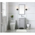 thumbnail image 4 of Elegant Lighting Vf2318 Mod 18" Free Standing Single Basin Vanity Set - White, 4 of 7