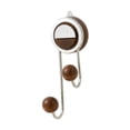 thumbnail image 3 of Luzkey Suction Cup Hook without Punching Shower Hook for Household Kitchen Washroom Brown, 3 of 8