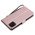 thumbnail image 4 of iPhone 11 Case 6.1" Case, Allytech Slim Shell PU Leather Folio Kickstand Wallet Case with Cards Holder Pocket Lanyard Anti-Scratch Shockproof Bumper Cover Case for Apple iPhone 11 6.1",Rosegold, 4 of 9