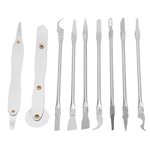 Spudger, 9Pcs Alloy Steel Wear Resistance Pry Tool Set Strong  For Computers