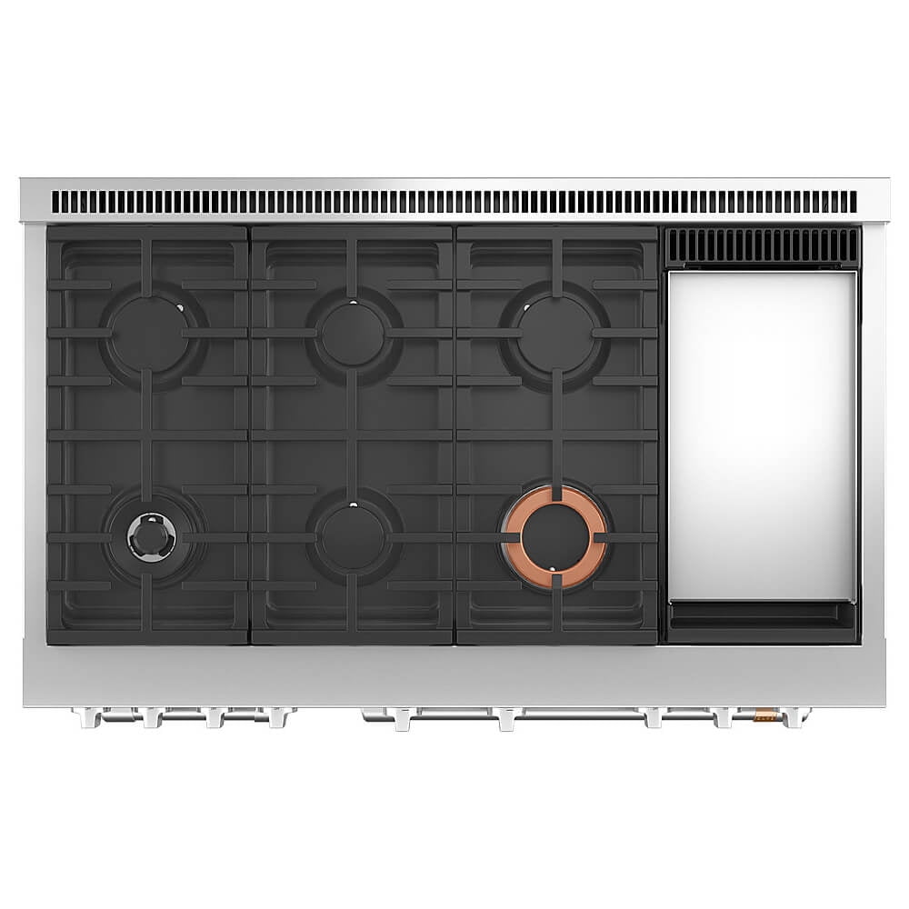 Café C2Y486P2TS1 8.25 Cu. Ft. Smart Stainless Double Oven Duel-Fuel Convection Range