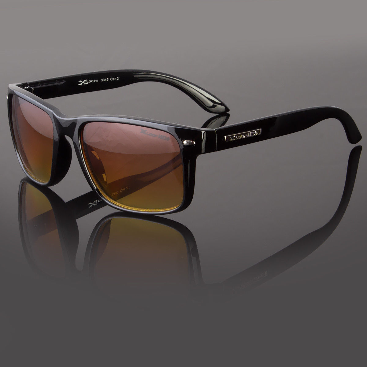 SPORT CLASSIC HD NIGHT DRIVING VISION SUNGLASSES BLACK HIGH DEFINITION