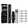 thumbnail image 1 of Eyebrow Stamp Stencil Kit Natural Hairline Powder 1 * Eyebrow Print / 2 * Eyebrow Brush / 10 * Eyebrow Card for Cosmetic Makeup Home Daily U, 1 of 5