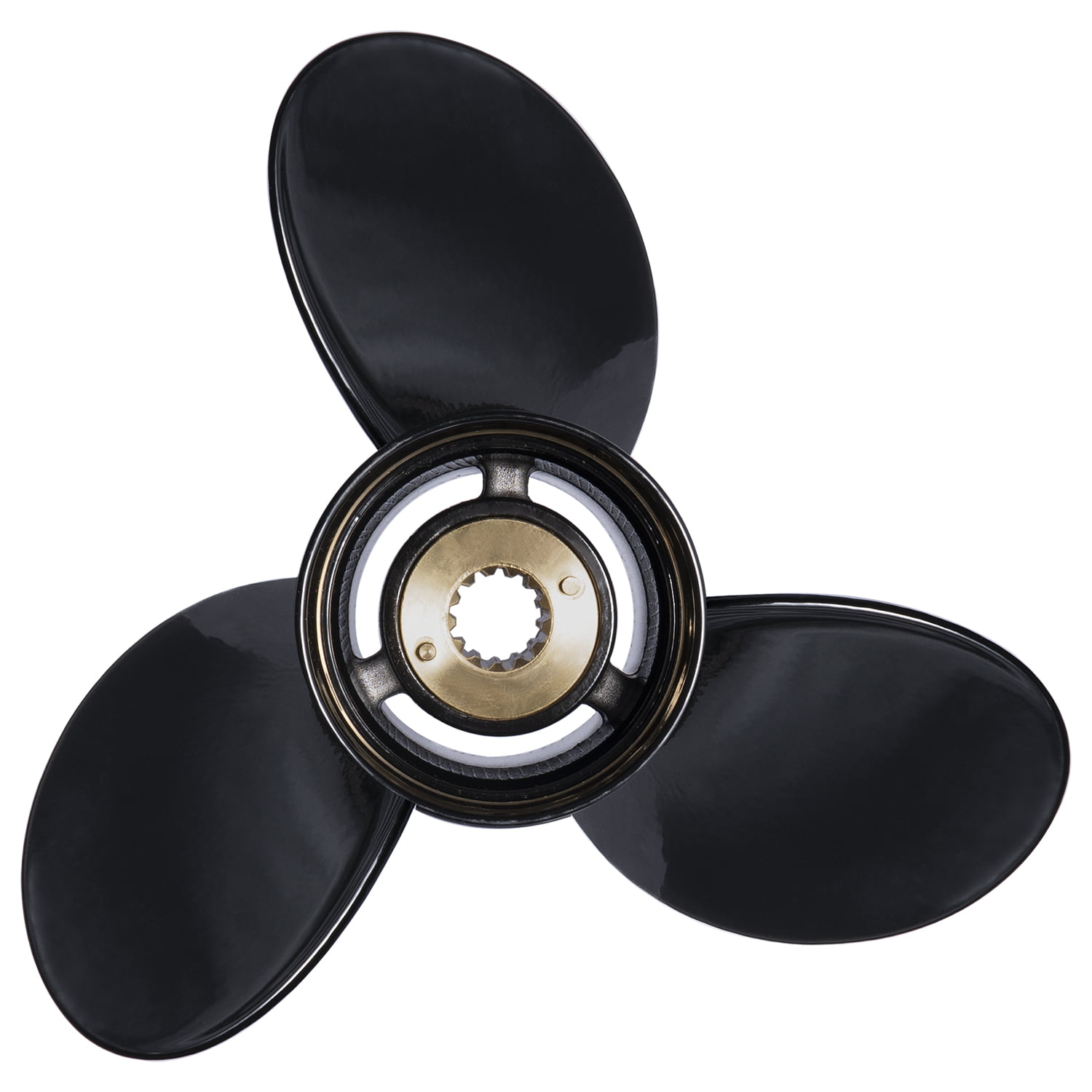 YOUNG MARINE OEM Grade Aluminum Outboard Propeller for Mercury Engines 30/35/40/45/50/55/60/70HP 13 Spline Tooth