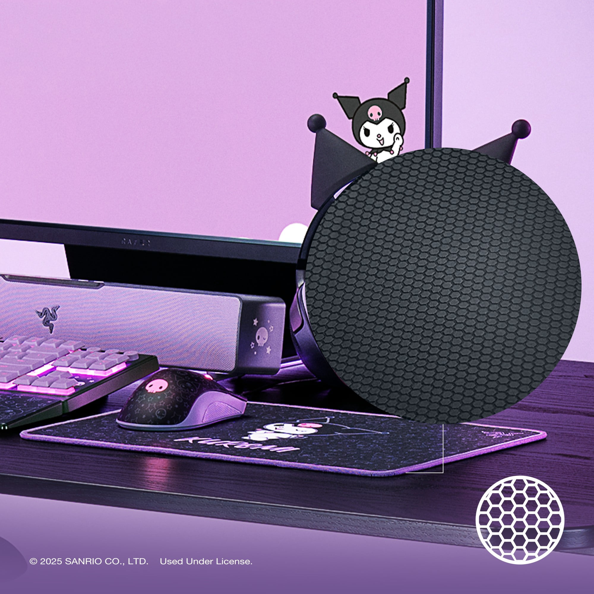 Razer Goliathus Soft Gaming Mouse Mat, Medium, Kuromi Edition