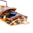 thumbnail image 4 of Crossbody Mobile Phone Bag PU Transparent Leopard Print for Keys Coins Money, 4 of 6