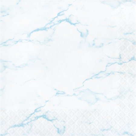 Creative Converting Blue Marble 6.5  Napkins 48 Count