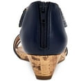thumbnail image 3 of Charter Club Womens GINIFUR2 Faux Leather Zipper Wedge Sandals, 3 of 3