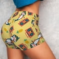 thumbnail image 6 of Seamless Workout Shorts Women - cute smiling sharks Biker Gym Running Yoga Spandex Shorts for Women, 6 of 7