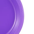 thumbnail image 3 of JAM Paper Small Round Plastic Plates, Purple, 7", 200 per Pack, 3 of 5
