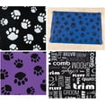 thumbnail image 2 of Anti Fatigue Floor Mats Groomer Stylist Barber Workstation Pawprint or Graffiti (Graffiti - Black), 2 of 8
