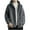 Gray, variant on Men's Utility Jacket with Hooded Design, Full Zip Closure, Thick Fleece Lining, and Ample Pockets for Outdoor Work, Casual Wear, and Adventures