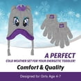 thumbnail image 4 of My Little Pony Unicorn Girls Beanie Winter Hat and Gloves Cold Weather Set, Age 4-7, 4 of 6