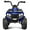 Blue, variant on Barara King 6 V Powered Ride-On Toy ATV Quad with LED Lights, Foot Pedal and Wear-Resistant Wheels