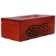 thumbnail image 5 of Caja de pañuelos rectangular de madera, soporte para pañuelos, caja dispensadora de pañuelos, estuche de madera para guardar pañuelos, 5 of 7