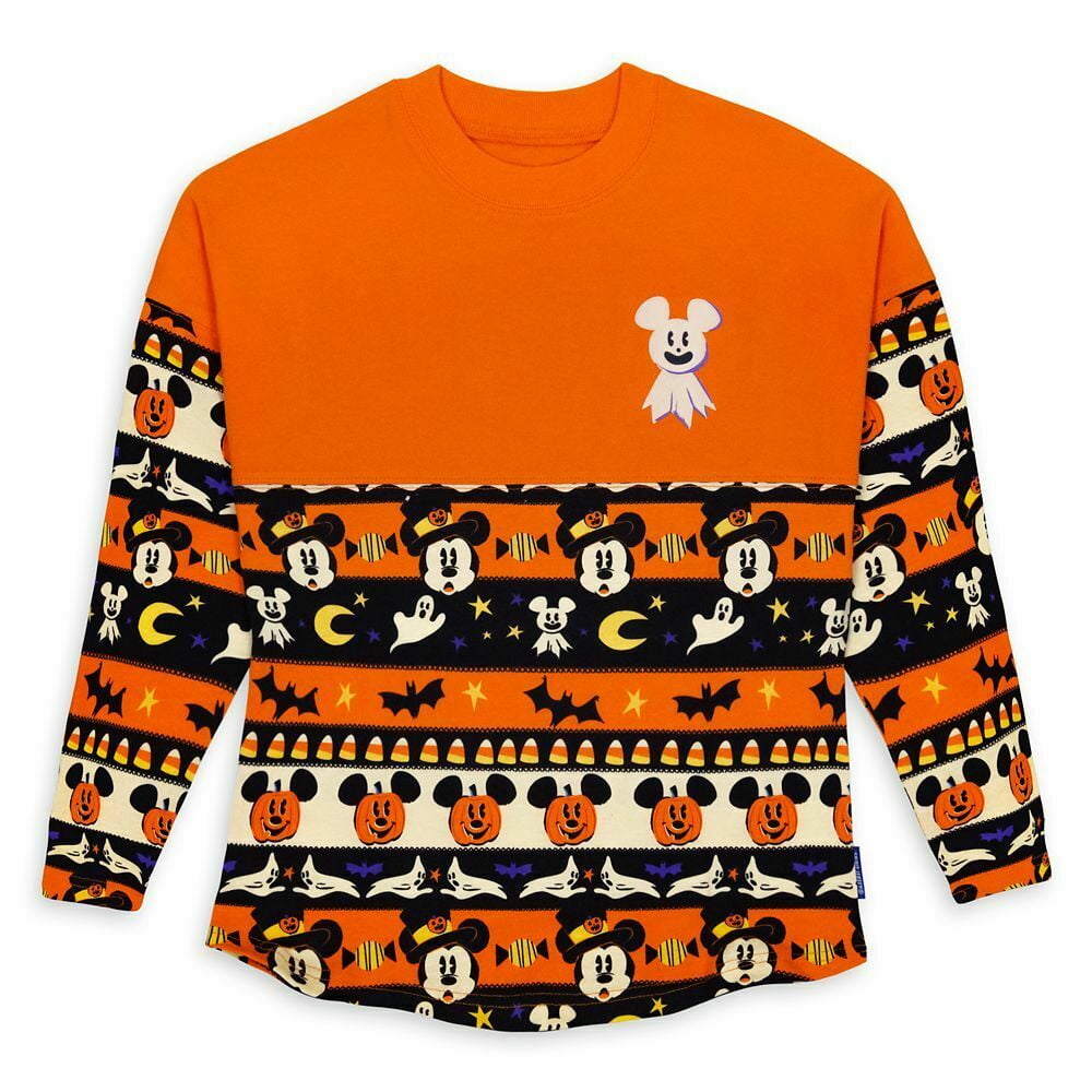 Disney Store Mickey Mouse Halloween Spirit Jersey Glow in the Dark Kids