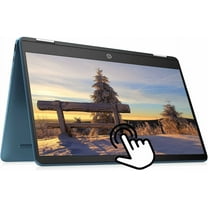HP X360 14" HD Touchscreen 2-in-1 Chromebook, Intel Celeron N4120 Processor, Intel UHD Graphics 600, 4GB RAM 64GB eMMC, Bluetooth, Webcam, HDMI, Chrome OS, Blue
