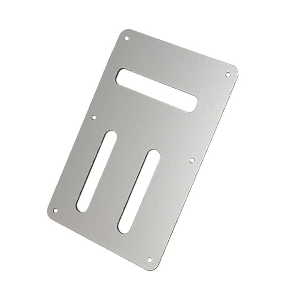 6 agujeros 3 ranuras guitarra eléctrica placa trasera trémolo resorte cavidad placa trasera circuito Abanopi Placa trasera