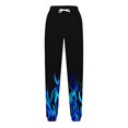thumbnail image 4 of Samickarr Sweatpants for Women Fall Trendy Drawstring Elastic High Waist Cinch Bottom Baggy Jogger Pants Comfy Bottom Printed Casual Athletic Trousers, 4 of 5