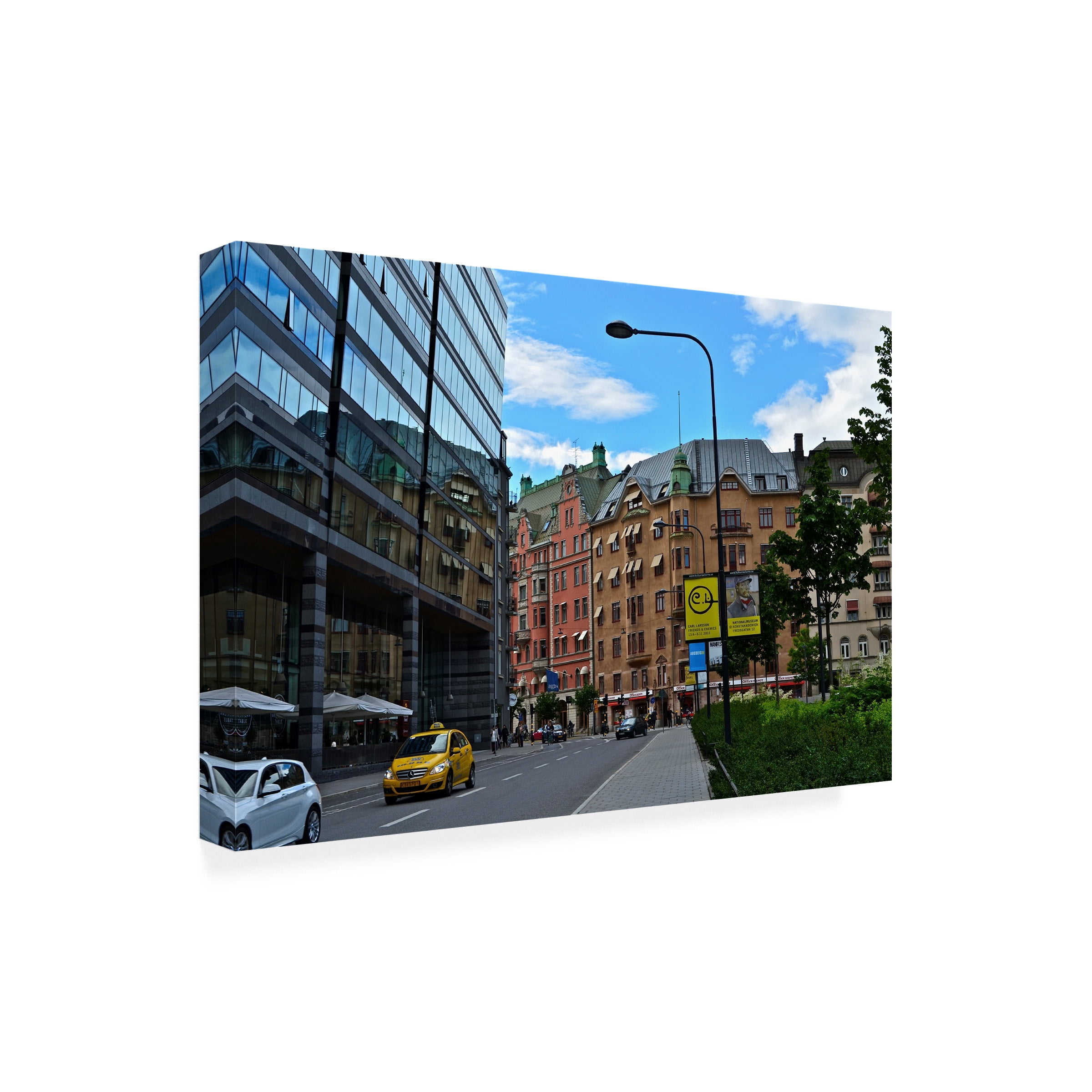 Mikael Sandberg 'Summer in Stockholm' Canvas Art