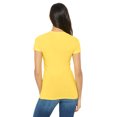 thumbnail image 3 of Ladies' Slim Fit T-Shirt - YELLOW - XL, 3 of 4