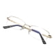 thumbnail image 4 of Gafas con media montura metálica SANHOOPOLO que bloquean la luz azul, 4 of 9