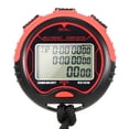 thumbnail image 1 of Walmeck Professional Digital Stopwatch Timer Waterproof Digital Handheld LCD Timer Chronograph Sports Counter with Strap for Swimming Running Football Training, 1 of 7