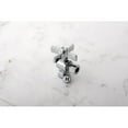 thumbnail image 6 of Kingston Brass CC33102 3/8" FIP x 3/8" OD Comp Quarter-Turn Angle Stop Valve, Polished Brass, 6 of 7