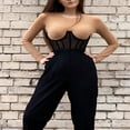 thumbnail image 4 of Gaines pour Femmes Couleur Unie Tube Top Taille Resserre-Corps, 4 of 5