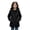 Black2, variant on Girls Rain Jacket 2026 Lightweight Waterproof Windproof Rain Coat Drawstring Zip Up Windbreaker Outdoor Trench Coat (Black/5-6 Years)