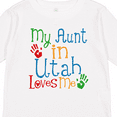 thumbnail image 4 of Inktastic My Aunt in Utah Loves Me Boys or Girls Long Sleeve Toddler T-Shirt, 4 of 5