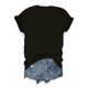 thumbnail image 2 of Women's St. Patrick's Day Clover Print T-Shirt - Casual & Versatile, White Knit Round Neck Tee with Green Four-Leaf Clover Design, Machine Washable, All-Season Comfort Fit, 2 of 7