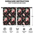 thumbnail image 2 of Blackout Kids Curtains,Pioneer Flower Floral Print Pattern Childrens Insulated Curtains Set Of 2,Bedroom Essentials,Toddler Room Decor 42"x54", 2 of 5