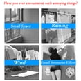 thumbnail image 4 of GGdda Clothes Line Outdoors Blanket Rack Rack Shaped Rotating Rack Spiral Quilt Storage Drying Hanger Housekeeping & Organizers Drying Rack Clothing Clothes Drying Rack 15*15*0.4Inch, 4 of 9