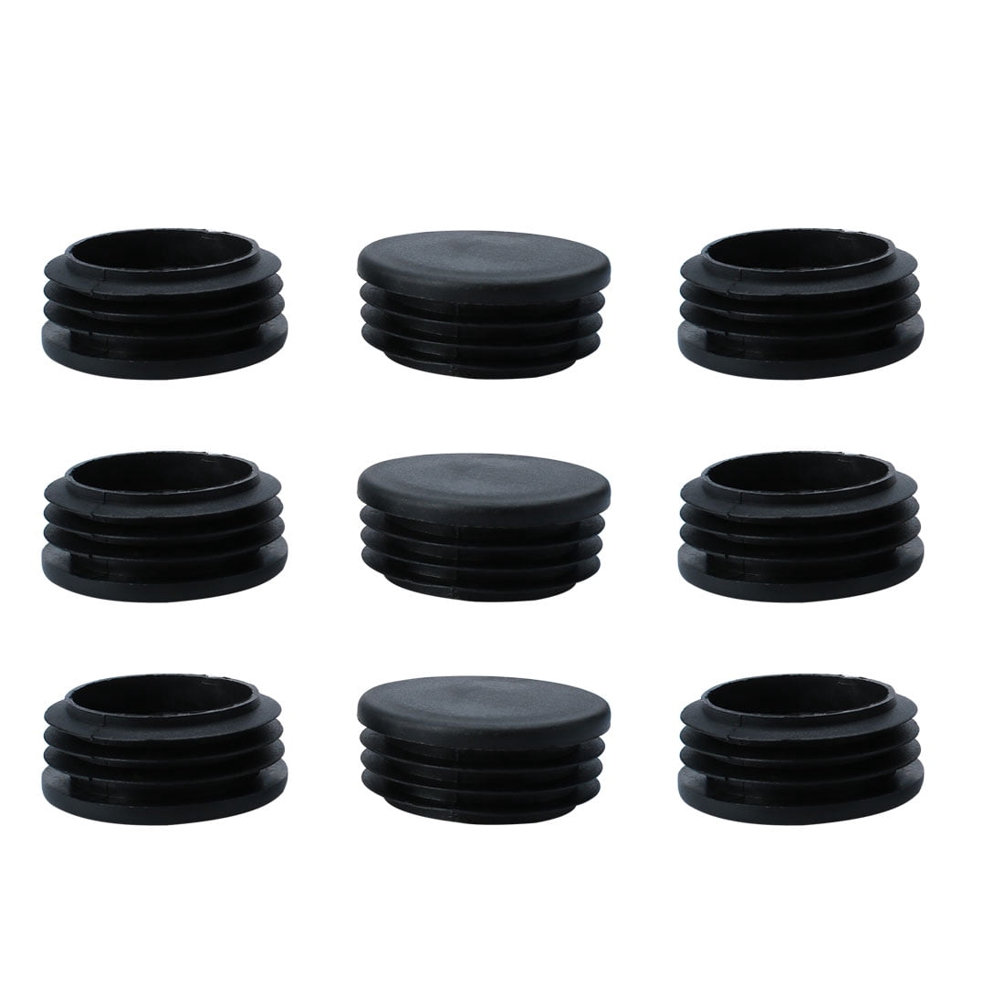 48mm OD Plastic Tube Insert Chair Leg Cap End Tip Feet Cover Floor