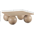 thumbnail image 5 of Meridian Furniture Fitch Natural Oak Veneer Coffee Table, 5 of 6