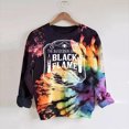 thumbnail image 2 of Mujeres Tops Tie-dye Casual Manga larga Halloween Sudadera Pullover Camisas Blusa Fridja  fksj211, 2 of 4
