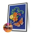 thumbnail image 1 of Cuadros Decorativos 5D DIY parcial especial en forma de taladro diamante pintura Quilling papel flor decoración Ehuebsd Nuevos Originales, 1 of 9