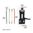 thumbnail image 4 of QualitChoice Phonon Casque Monter Précision Phonographe Platine Tête Support Pièces Professionnel Entretien Kit Audio Sons, 4 of 6