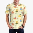 thumbnail image 1 of Saiise Polo de Golf pour Hommes à Imprimé d'Escargot Coloré, Évacuation de l'Humidité, Séchage Rapide, Polo de Performance à Imprimé pour Hommes - X-Grand, 1 of 6